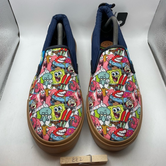 NEW! Ground UP SpongeBob SquarePants men’s loafers size 11 - Picture 3 of 10